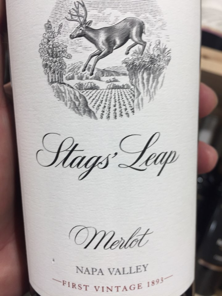 스텍스 립 와인셀라, 메를로 2016 Stag's Leap Wine cellars. Merlot