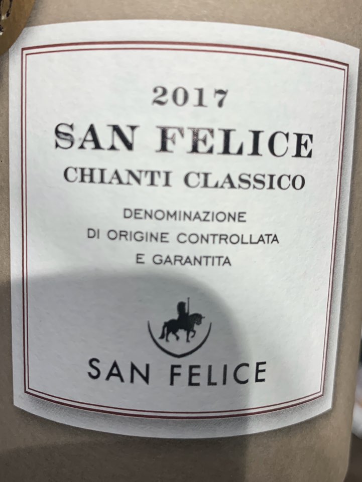 산펠리체 끼안띠 클라시코 2017 San Felice Chianti Classico