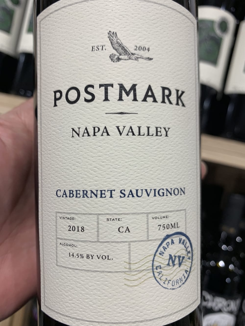 덕혼, 포스트 마크 나파밸리 까베르네쇼비뇽 2018 Duckhorn, Postmark Napa Valley Cabernet Sauvignon