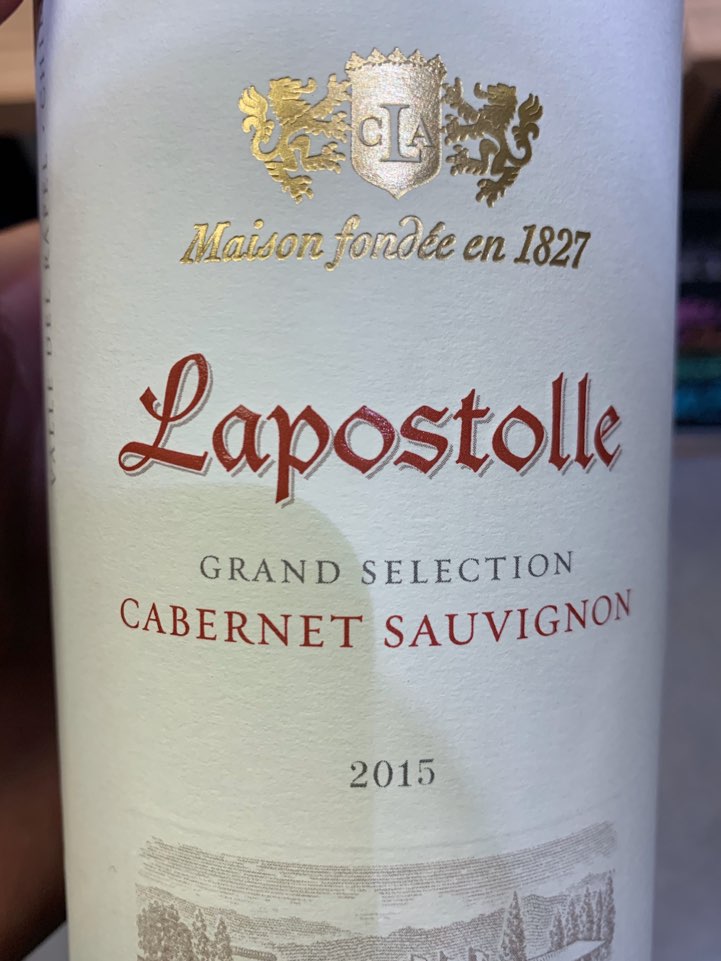 라포스톨 그랑셀렉션 까베르네쇼비뇽 2015 Lapostolle Grand Selection Cabenet Sauvignon